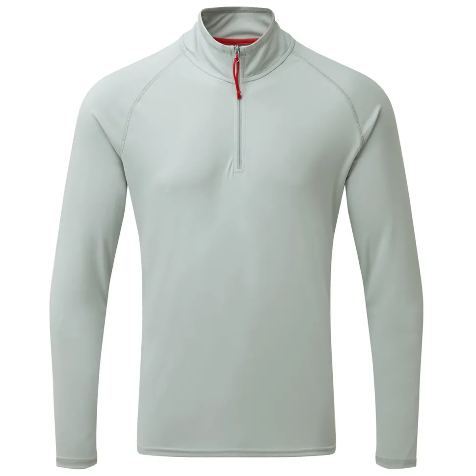 Gill Marine Men’s UV Tec Zip Tee – Long Sleeve