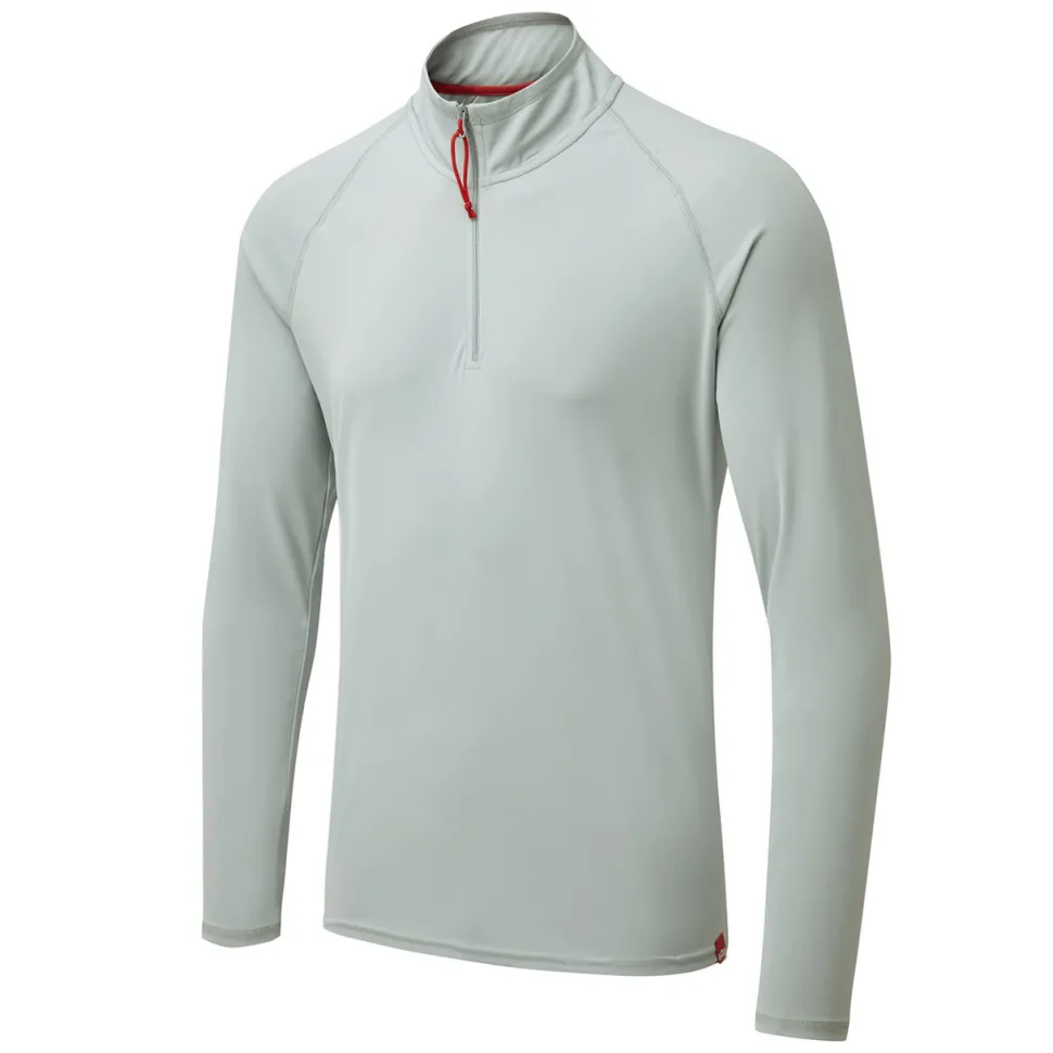 Gill Marine Men’s UV Tec Zip Tee – Long Sleeve