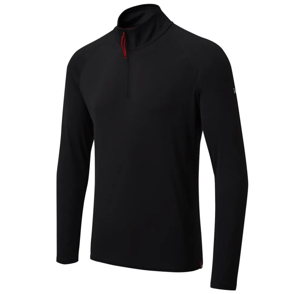Gill Marine Men’s UV Tec Zip Tee – Long Sleeve
