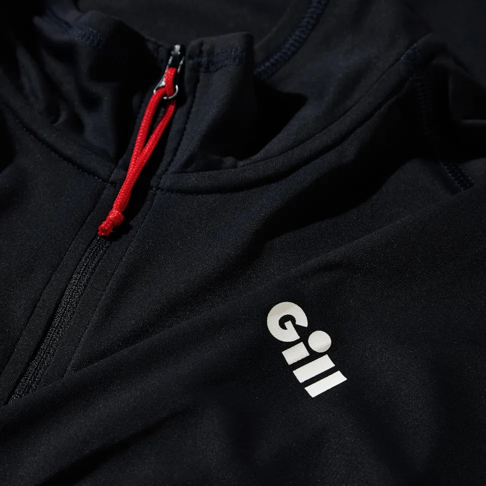 Gill Marine Men’s UV Tec Zip Tee – Long Sleeve