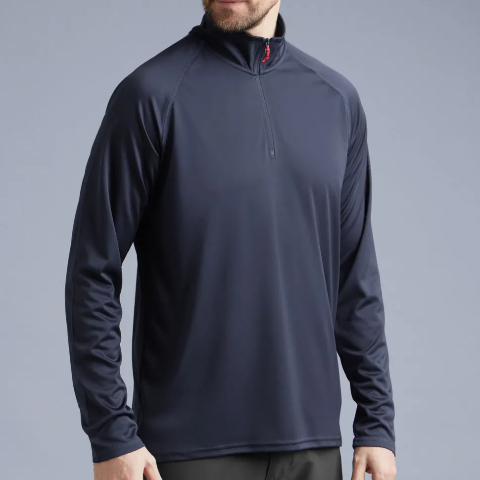 Gill Marine Men’s UV Tec Zip Tee – Long Sleeve