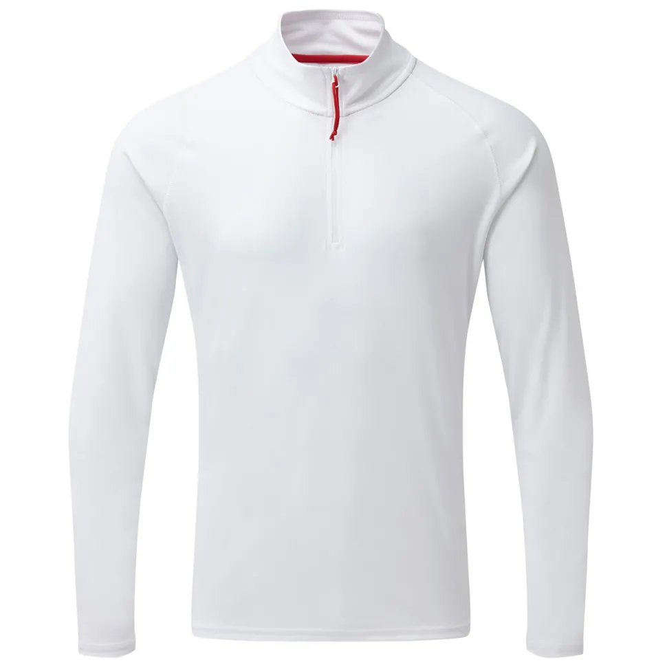 Gill Marine Men’s UV Tec Zip Tee – Long Sleeve
