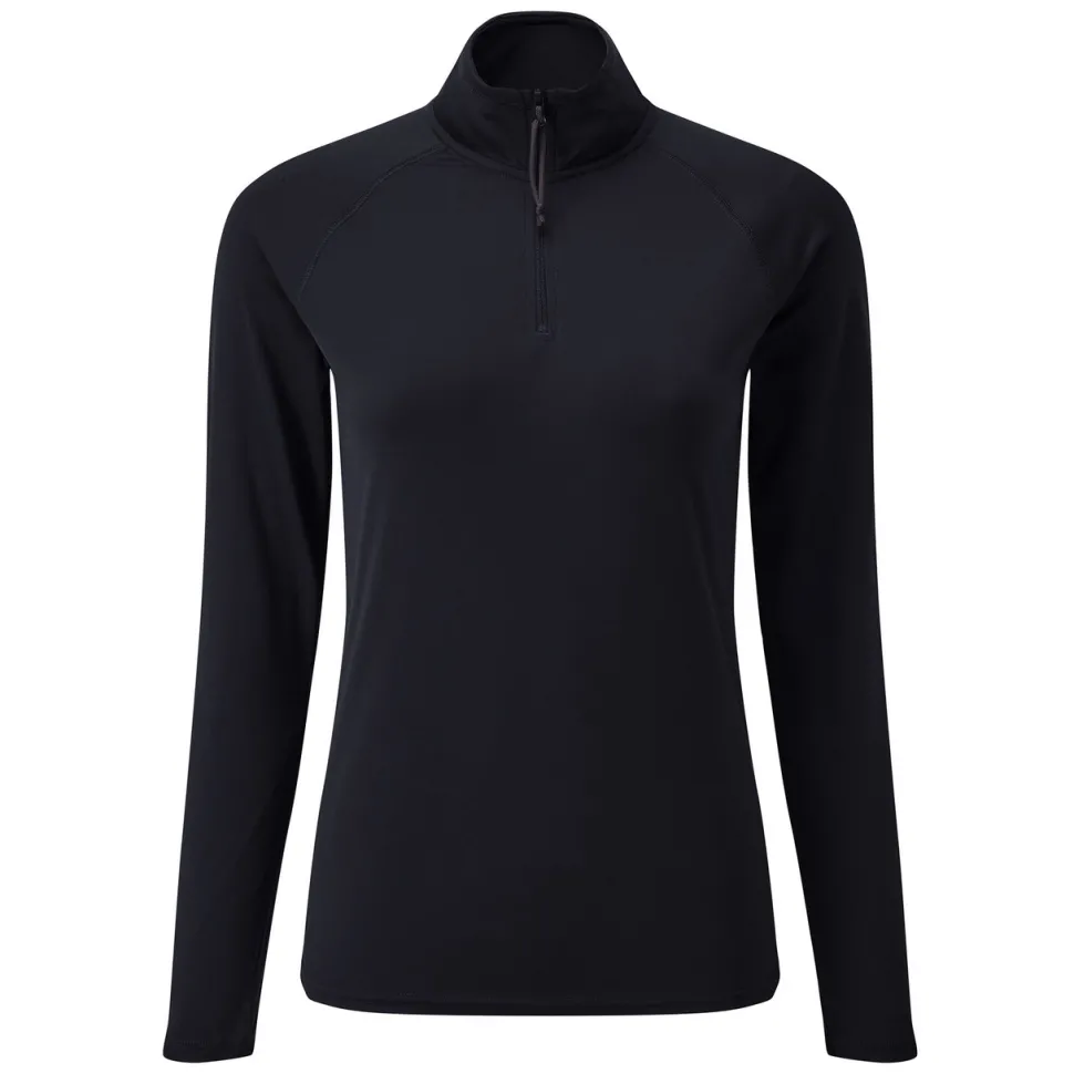 Women Gill Marine Women’s UV Tec Zip Tee – Long Sleeve