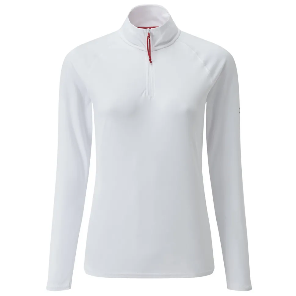 Women Gill Marine Women’s UV Tec Zip Tee – Long Sleeve